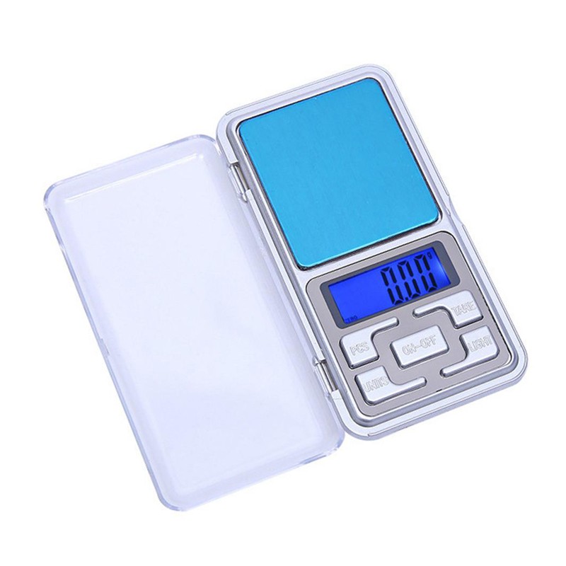 Mini cantar electronic de buzunar, afisaj LCD, greutate suportata 500 gr, precizie 0.1 g, capac protectie - imagine 12